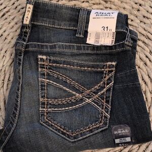 Ariat Women's High Rise Dark Blue Jeans